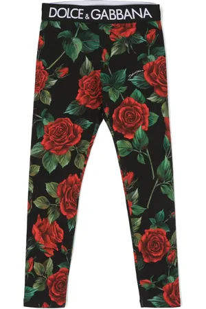 Dolce & Gabbana Legging en coton à fleurs