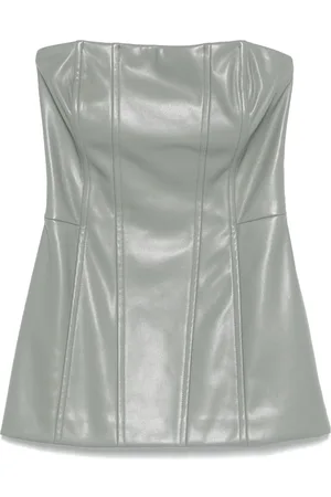 Patrizia Pepe Haut corset en cuir artificiel