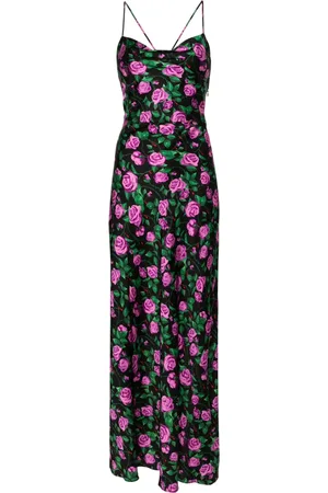 Chiara Ferragni Robe longue à fleurs