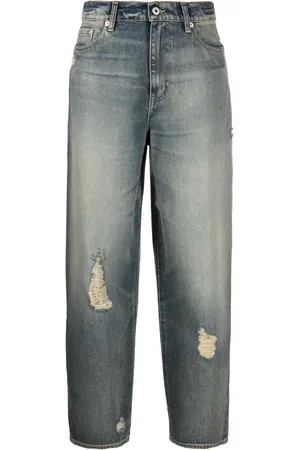 Kenzo Jean cigarette à taille mi-haute