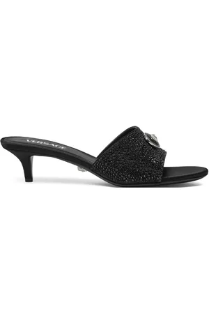 VERSACE Mules Alia Medusa 45 mm à ornements