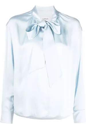 Lanvin Blouse en soie à col lavallière
