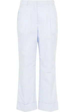 OFFICINE GENERALE Pantalon droit Willow à taille haute