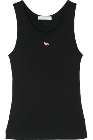 Maison Kitsuné Débardeur nervuré à motif Fox