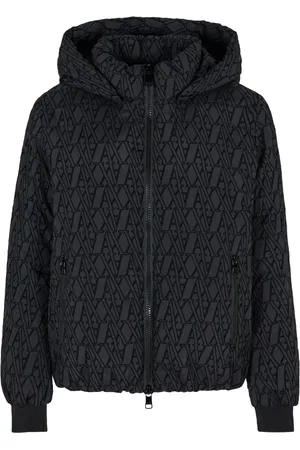 Armani Exchange Veste en jacquard à capuche