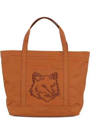 Maison Kitsuné Grand sac à main à motif Fox Head