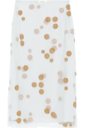 Fendi Jupe mi-longue ornée de perles