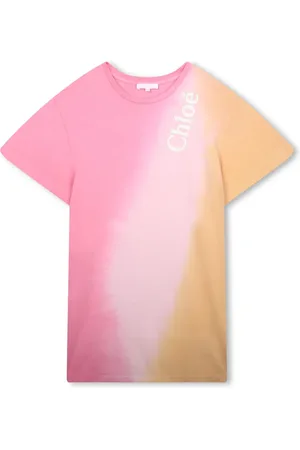 Chloé Robe en coton biologique à logo imprimé