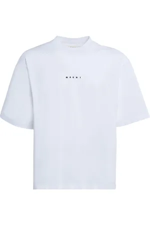 Marni T-shirt en coton à logo imprimé