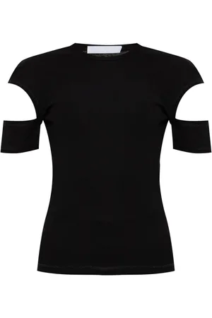 Helmut Lang T-shirt à détails de découpes