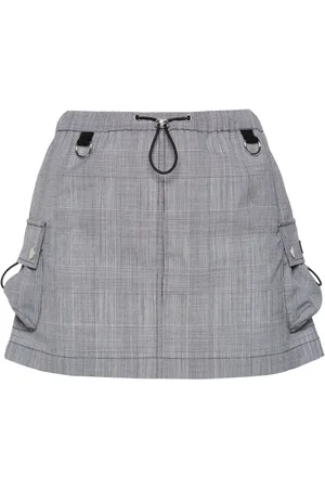 COPERNI Jupe en laine à logo appliqué