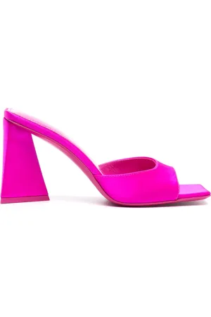 The Attico Mules mini Devon 85 mm satiné