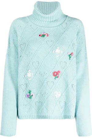 Twin-Set X Marco Rambaldi pull brodé à col roulé