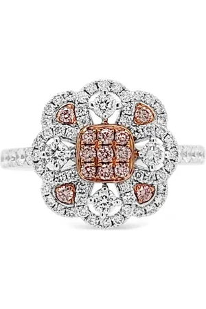HYT Jewelry Bague en or blanc 18ct et platine pavée de diamants