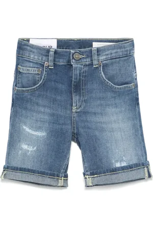 Dondup Short en jean à patch logo