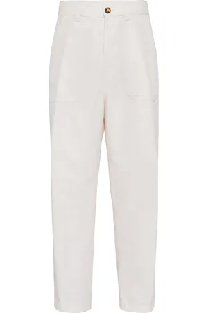 Brunello Cucinelli Pantalon à coupe droite