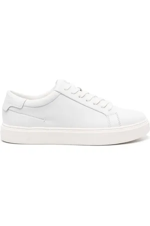 Calvin Klein Baskets en cuir à logo embossé