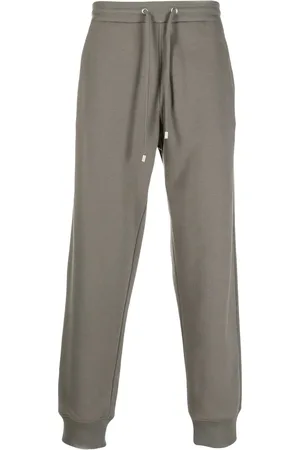 Giorgio Armani Pantalon de jogging en laine à lien de resserrage