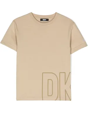 DKNY T-shirt en coton biologique à logo imprimé