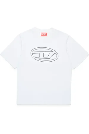 Diesel T-shirt en coton à logo imprimé