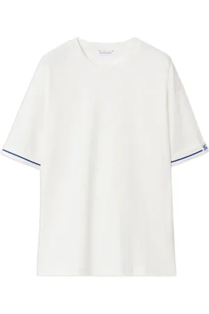 Burberry T-shirt en coton à manches courtes