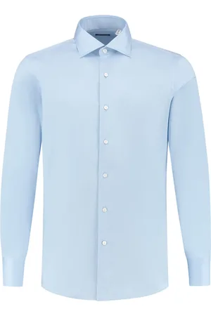 Finamore Chemise en coton à manches longues