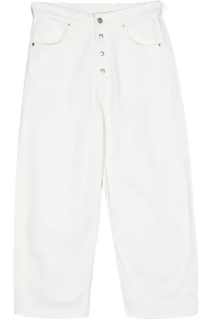Maison Margiela Jean droit à boutons décoratifs