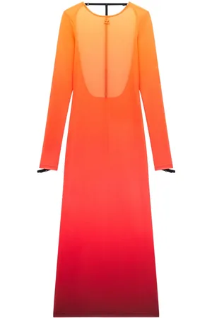Courrèges Robe Sunset à effet dégradé