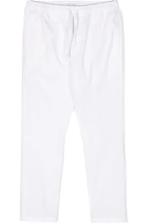 Paolo Pecora Pantalon à taille élastiquée