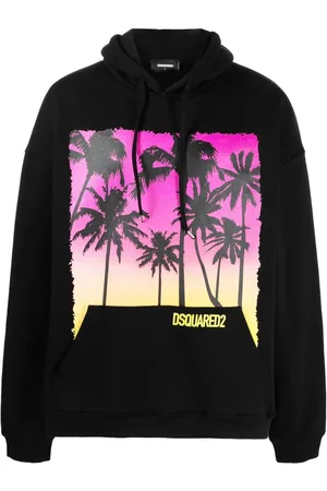 Dsquared2 Hoodie en coton à imprimé graphique