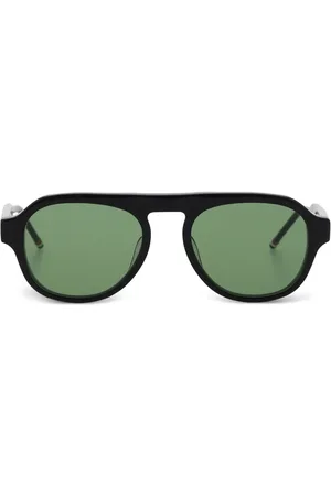 Thom Browne Lunettes de soleil à monture pilote