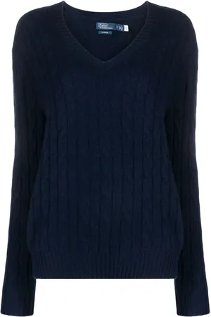 Ralph Lauren Pull en maille torsadée