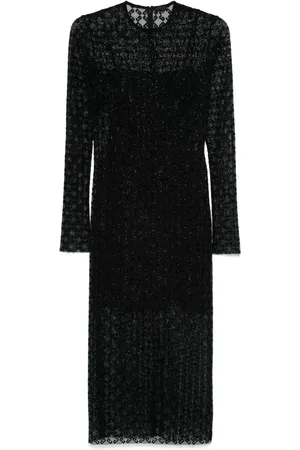 Givenchy Robe mi-longue à effet de transparence