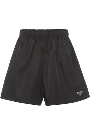 Prada Short Re-Nylon à logo triangulaire