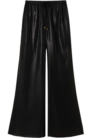 Twin-Set Pantalon évasé à effet de transparence