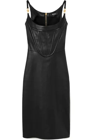 VERSACE Robe mi-longue à design de corset