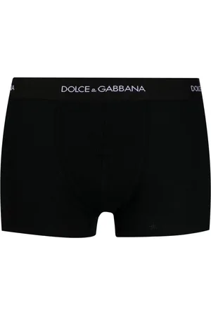 Dolce & Gabbana Boxer en coton à taille à logo