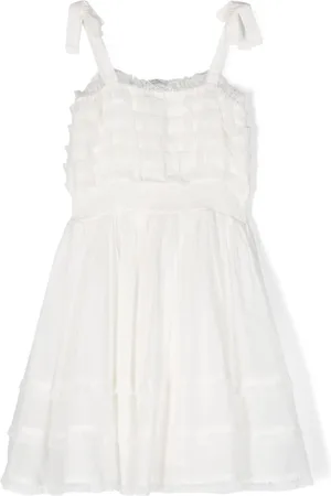 PHILOSOPHY DI LORENZO SERAFINI Robe courte en coton à volants