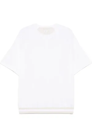 ELEVENTY T-shirt à détails de rayures