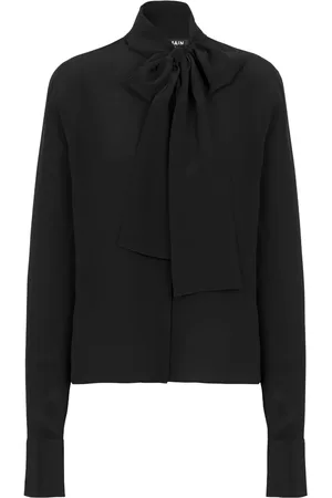 Balmain Blouse à détail de nœud