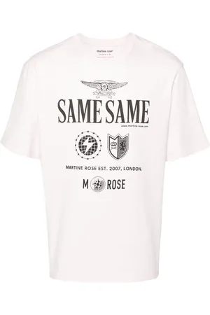 MARTINE ROSE T-shirt à imprimé graphique