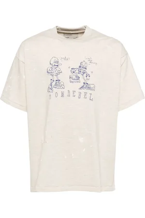 DOMREBEL T-shirt à imprimé graphique