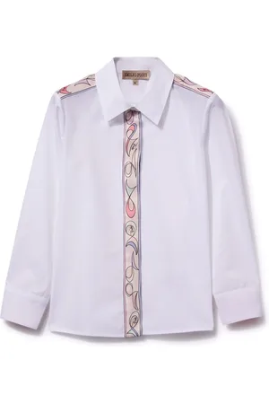 PUCCI Junior Chemise à bords contrastants
