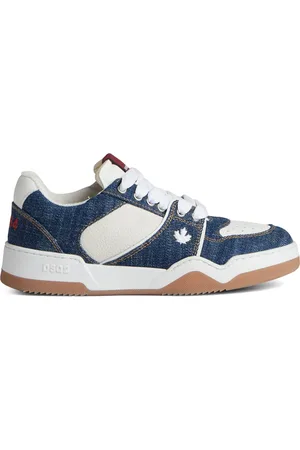 Dsquared2 Baskets en jean à empiècements