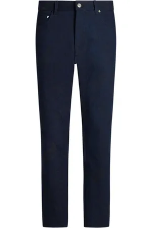 Etro Jean slim à motif en jacquard