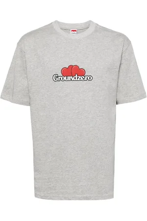 Ground Zero T-shirt en coton à logo imprimé
