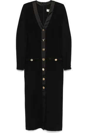 NISSA Robe mi-longue à col v