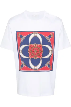 Bally T-shirt en coton à imprimé graphique