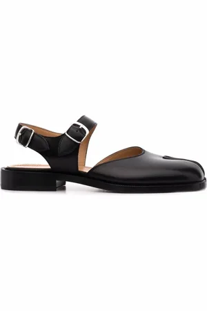Maison Margiela Sandales en cuir à bout Tabi