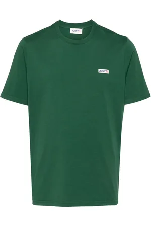 Autry T-shirt en coton à patch logo